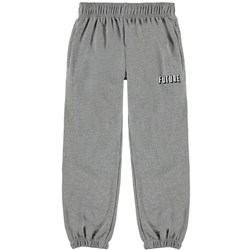 Adan - Grey Melange - Grey organic sweatpants with a future print - Molo